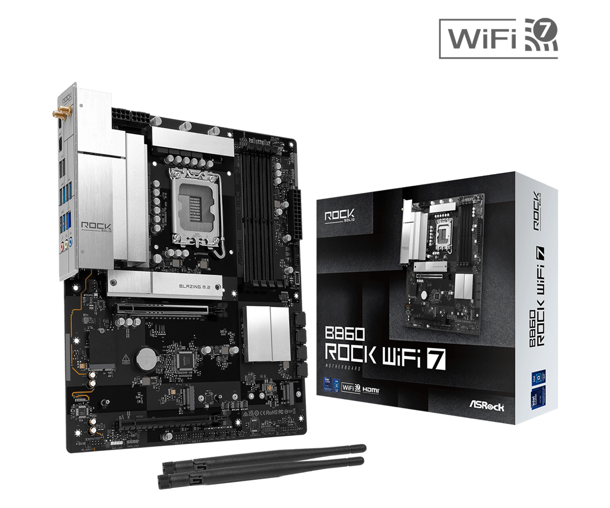 B860 Rock WiFi 7 Photos